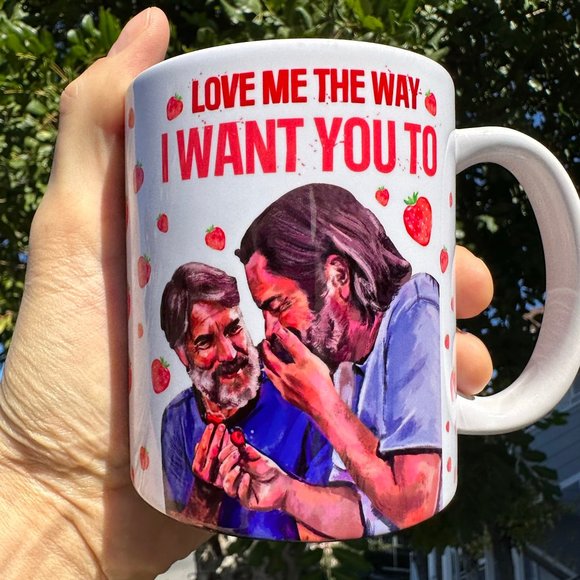 Bill and Frank Strawberry Mug | From The Last Of Us 11 Ounces - Picture 3 of 4